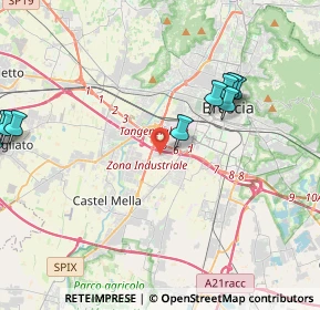 Mappa Via Gian Battista Cacciamali, 25125 Brescia BS, Italia (5.32364)