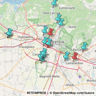 Mappa Via Gian Battista Cacciamali, 25125 Brescia BS, Italia (8.02625)