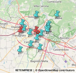 Mappa Via Gian Battista Cacciamali, 25125 Brescia BS, Italia (5.48063)