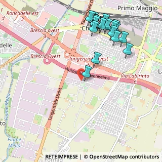 Mappa Via Gian Battista Cacciamali, 25125 Brescia BS, Italia (1.2595)