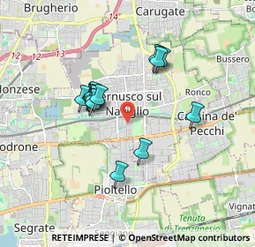 Mappa Viale Assunta, 20063 Cernusco sul Naviglio MI, Italia (1.45286)