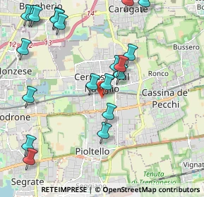 Mappa Viale Assunta, 20063 Cernusco sul Naviglio MI, Italia (2.4725)