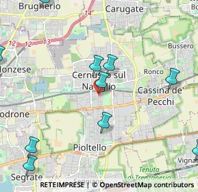 Mappa Viale Assunta, 20063 Cernusco sul Naviglio MI, Italia (3.08385)