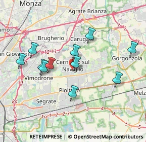 Mappa Viale Assunta, 20063 Cernusco sul Naviglio MI, Italia (3.52455)