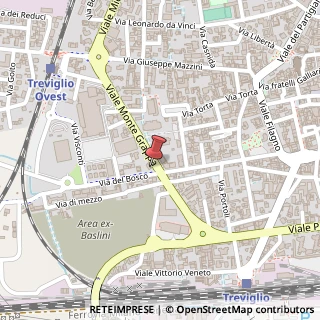 Mappa Viale Monte Grappa, 21, 24047 Treviglio, Bergamo (Lombardia)