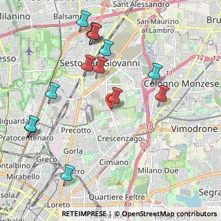 Mappa Via Adriano, 20099 Sesto San Giovanni MI, Italia (2.31714)