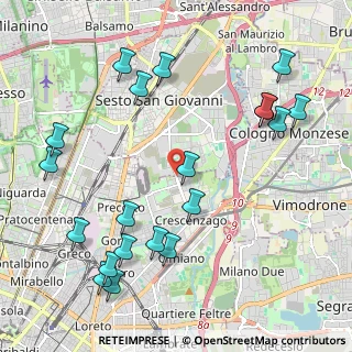 Mappa Via Adriano, 20099 Sesto San Giovanni MI, Italia (2.529)