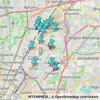 Mappa Via Adriano, 20099 Sesto San Giovanni MI, Italia (1.71118)