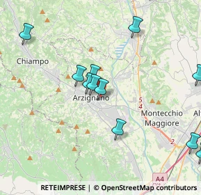 Mappa Via Salvo D'Acquisto, 36071 Arzignano VI, Italia (5.55063)