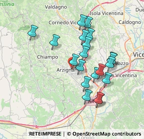 Mappa Via Salvo D'Acquisto, 36071 Arzignano VI, Italia (6.5705)