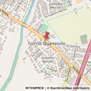 Mappa Via Roma, 182, 36040 Torri di Quartesolo, Vicenza (Veneto)