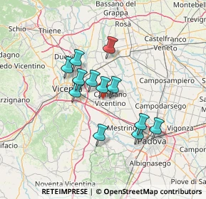 Mappa Via A. Pigafetta, 36043 Camisano Vicentino VI, Italia (10.74667)