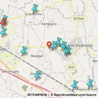 Mappa Via A. Pigafetta, 36043 Camisano Vicentino VI, Italia (2.80077)