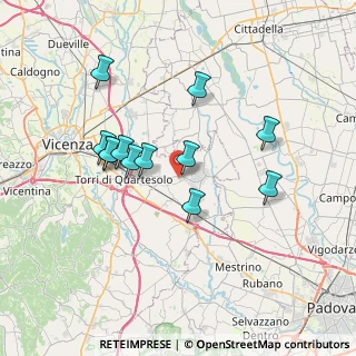 Mappa Via A. Pigafetta, 36043 Camisano Vicentino VI, Italia (6.42333)