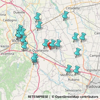Mappa Via A. Pigafetta, 36043 Camisano Vicentino VI, Italia (8.8825)