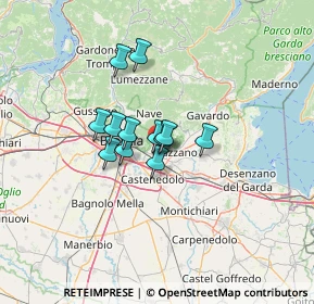 Mappa Via C. Golgi, 25086 Rezzato BS, Italia (8.08667)