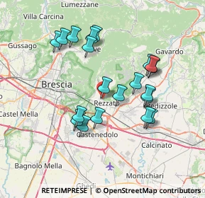 Mappa Via C. Golgi, 25086 Rezzato BS, Italia (6.7065)