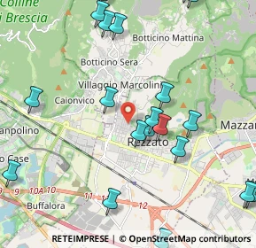 Mappa Via C. Golgi, 25086 Rezzato BS, Italia (2.574)