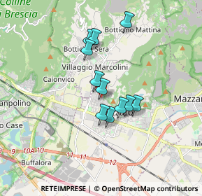 Mappa Via C. Golgi, 25086 Rezzato BS, Italia (1.29091)