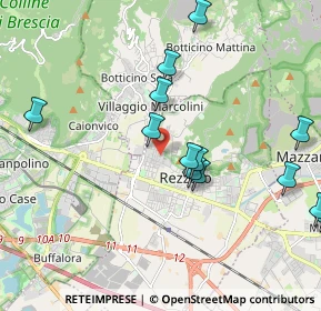 Mappa Via C. Golgi, 25086 Rezzato BS, Italia (2.15846)