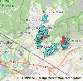 Mappa Via C. Golgi, 25086 Rezzato BS, Italia (1.238)