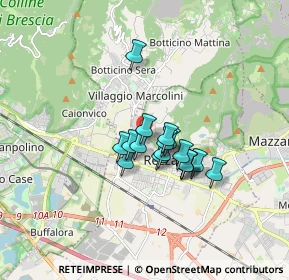 Mappa Via C. Golgi, 25086 Rezzato BS, Italia (1.10824)