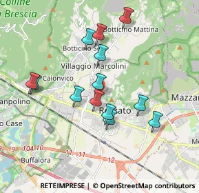 Mappa Via C. Golgi, 25086 Rezzato BS, Italia (1.67077)