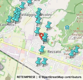 Mappa Via C. Golgi, 25086 Rezzato BS, Italia (1.157)