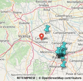 Mappa Via dei Bersaglieri, 36043 Camisano Vicentino VI, Italia (17.86545)