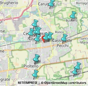 Mappa Via Giancarlo Puecher, 20063 Cernusco sul Naviglio MI, Italia (1.91)