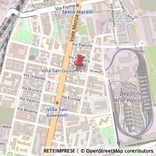 Mappa Via Empedocle, 5, 20128 Milano, Milano (Lombardia)