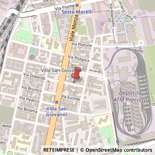 Mappa Via Privata Eraclito, 11, 20128 Milano, Milano (Lombardia)