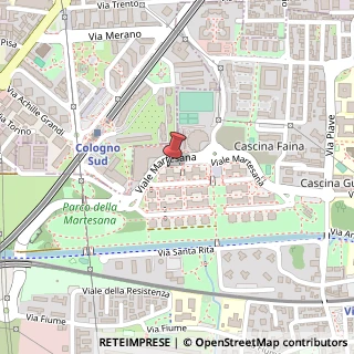 Mappa Viale Martesana, 97, 20090 Vimodrone, Milano (Lombardia)