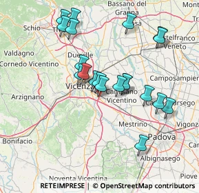 Mappa Via della Croce, 36040 Torri di Quartesolo VI, Italia (13.8945)
