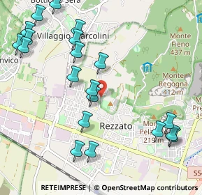 Mappa Via Santuario, 25086 Rezzato BS, Italia (1.242)