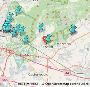Mappa Via Santuario, 25086 Rezzato BS, Italia (5.7805)