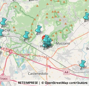 Mappa Via Santuario, 25086 Rezzato BS, Italia (5.116)