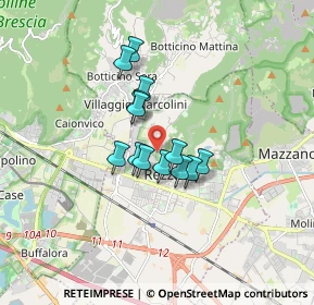 Mappa Via Santuario, 25086 Rezzato BS, Italia (1.14231)