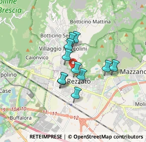 Mappa Via Santuario, 25086 Rezzato BS, Italia (1.17)