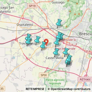 Mappa Via A. Grandi, 25030 Torbole Casaglia BS, Italia (3.36571)