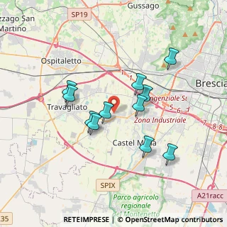 Mappa Via A. Grandi, 25030 Torbole Casaglia BS, Italia (3.10455)