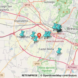 Mappa Via A. Grandi, 25030 Torbole Casaglia BS, Italia (3.38167)