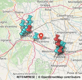 Mappa Via Perin Don Stefano, 36043 Camisano Vicentino VI, Italia (14.339)