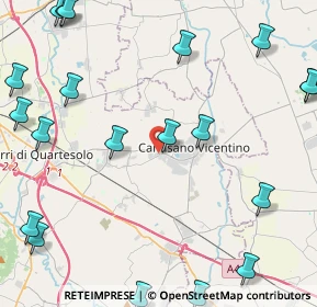 Mappa Via Egidio Negrin, 36043 Camisano Vicentino VI, Italia (6.265)