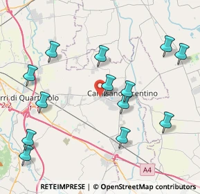 Mappa Via Egidio Negrin, 36043 Camisano Vicentino VI, Italia (4.57615)