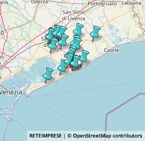 Mappa Via Franco Scaglione, 30016 Lido di Jesolo VE, Italia (9.3495)