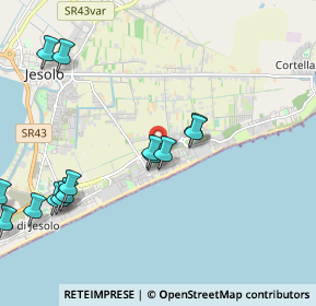 Mappa Via Franco Scaglione, 30016 Lido di Jesolo VE, Italia (2.38643)