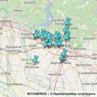Mappa Via Novis, 25039 Travagliato BS, Italia (9.5965)