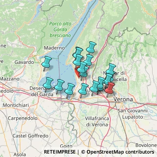 Mappa Località Casaretti, 37011 Bardolino VR, Italia (9.743)