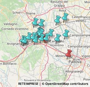 Mappa Via II Giugno, 36040 Torri di Quartesolo VI, Italia (10.217)